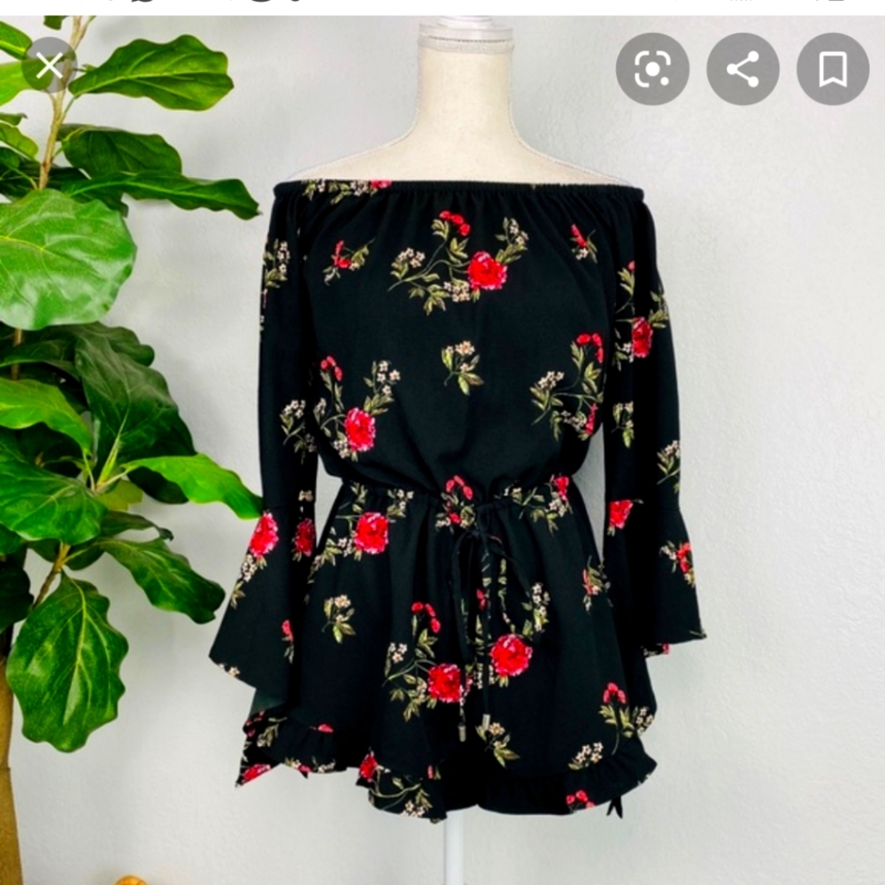 PRETTY FLORAL ROMPER